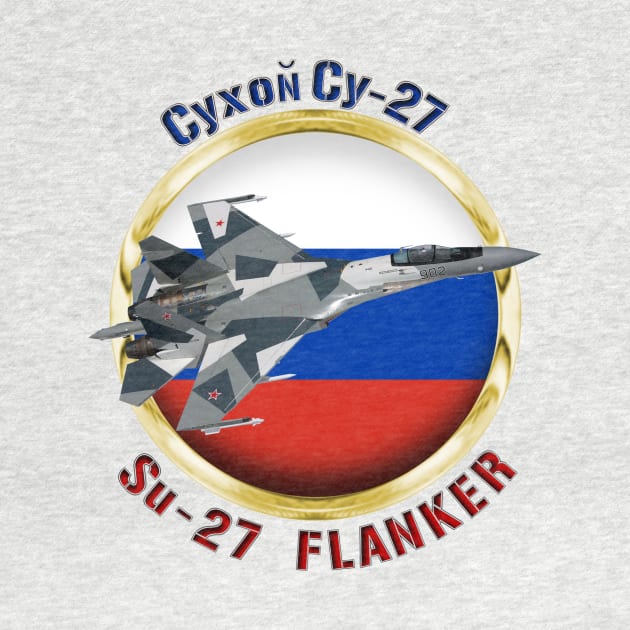 Su-27 Flanker Russia by MilMerchant